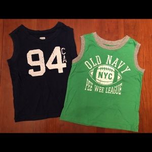 3T Old Navy boys tanks